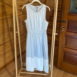 NWT Colorblock cotton midi dress